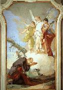 Giovanni Battista Tiepolo The Three Angels Appearing to Abraham Spain oil painting artist